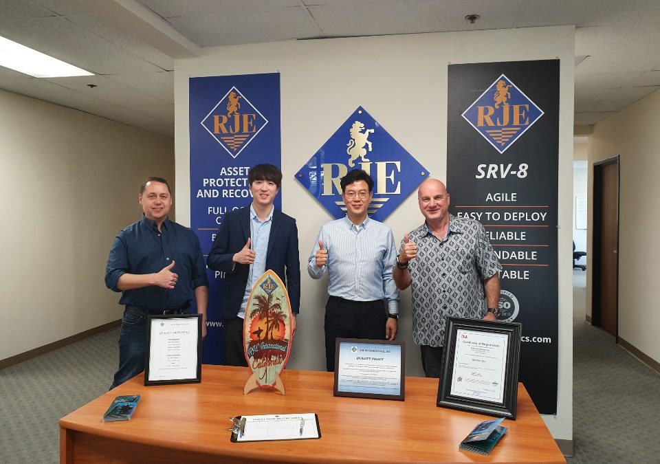 Signed a sole distribution agreement with RJE International for a professional underwater search equipment ROV